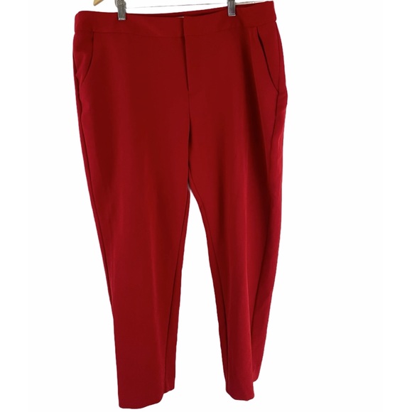 a new day Pants - A New Day Red Dress Trouser Pants I317